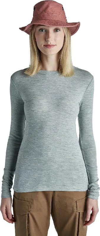 Rib Merino Long Sleeve T-Shirt - Women's|-|T-shirt à manches longues en mérinos côtelé - Femme