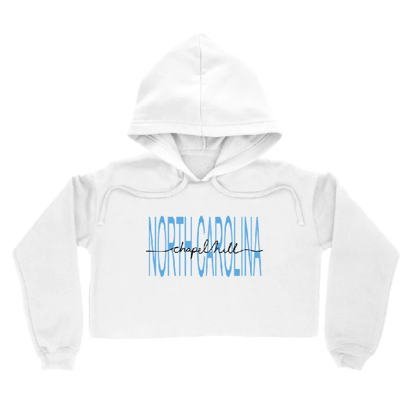 Chapel Hill North Carolina Women's Sweatshirt Hoodie Cropped