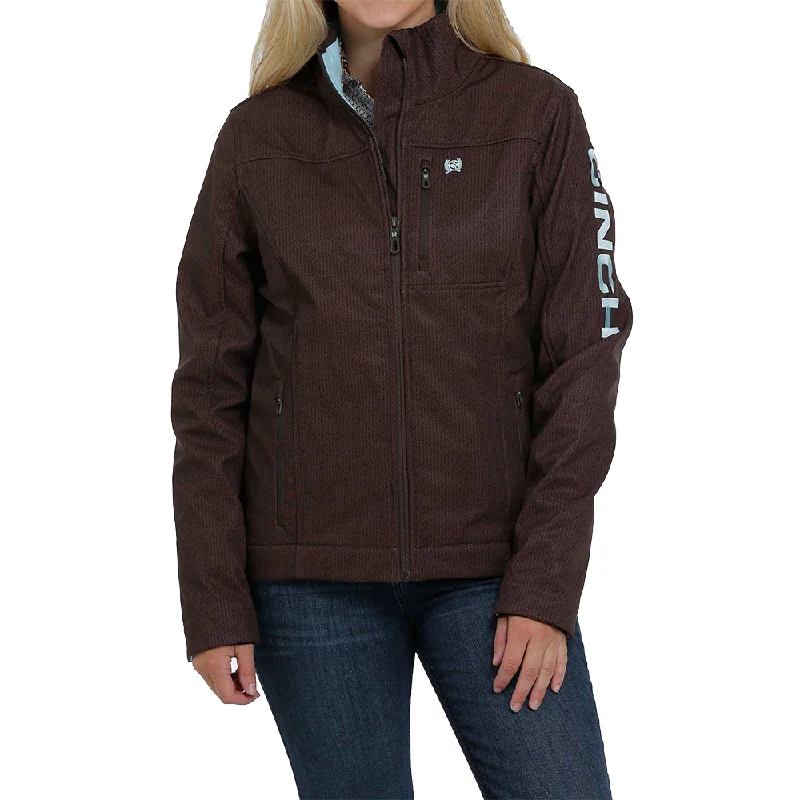 Cinch® Ladies Brown Printed Concealed Carry Bonded Jacket MAJ9866024