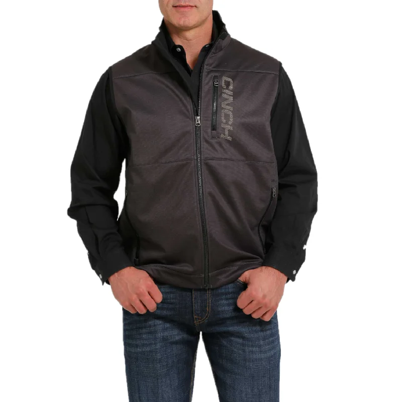 Cinch® Men's Black Logo Windproof Vest MWV1099009