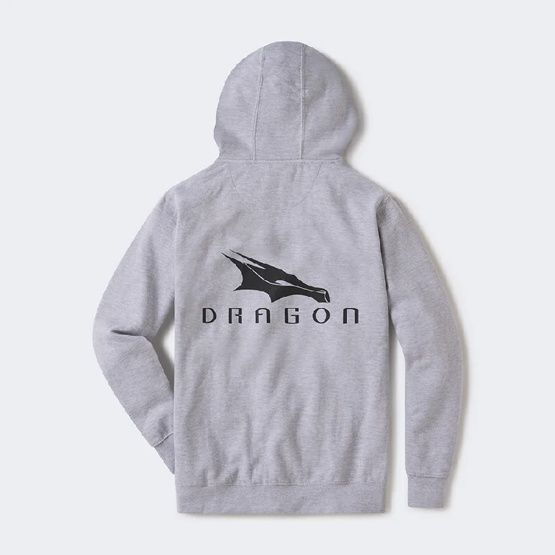 Unisex Dragon Zipper Hoodie