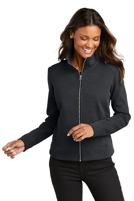 Port Authority Womens Network Fleece Full Zip Jacket - Charcoal Grey