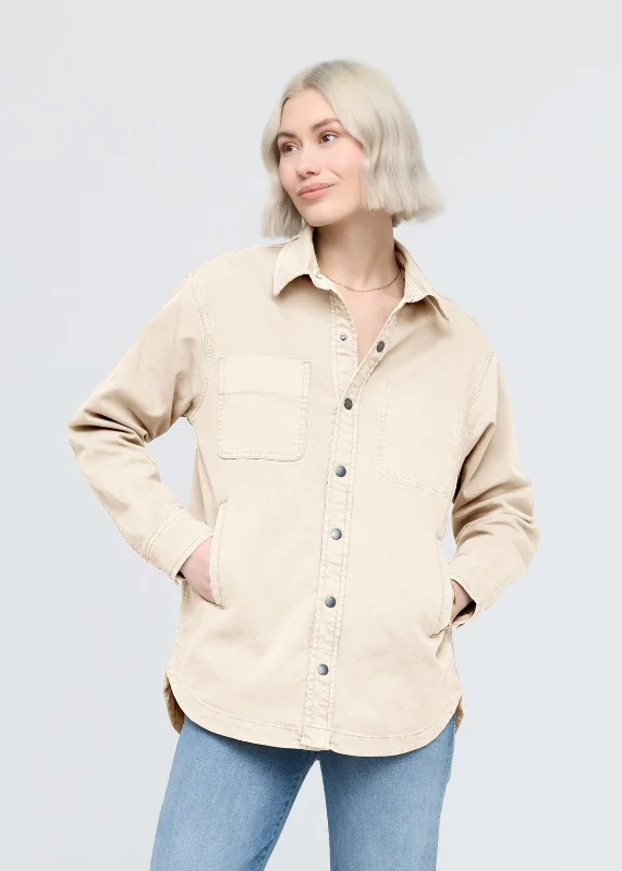 LuxTwill Overshirt -  Ecru