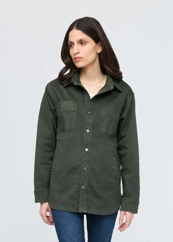 LuxTwill Overshirt -  Peat