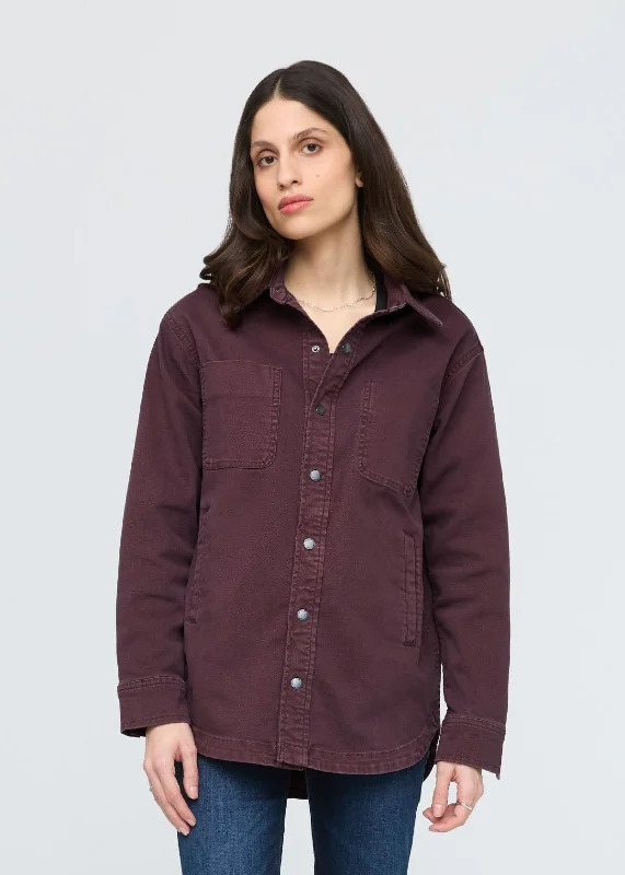 LuxTwill Overshirt -  Raisin