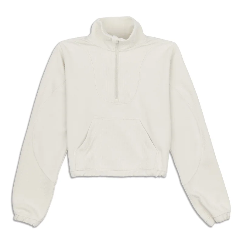 Brushed Softstreme Ribbed Half Zip - Resale