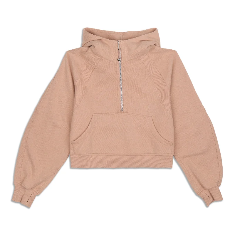 Scuba Oversized Half-Zip Hoodie