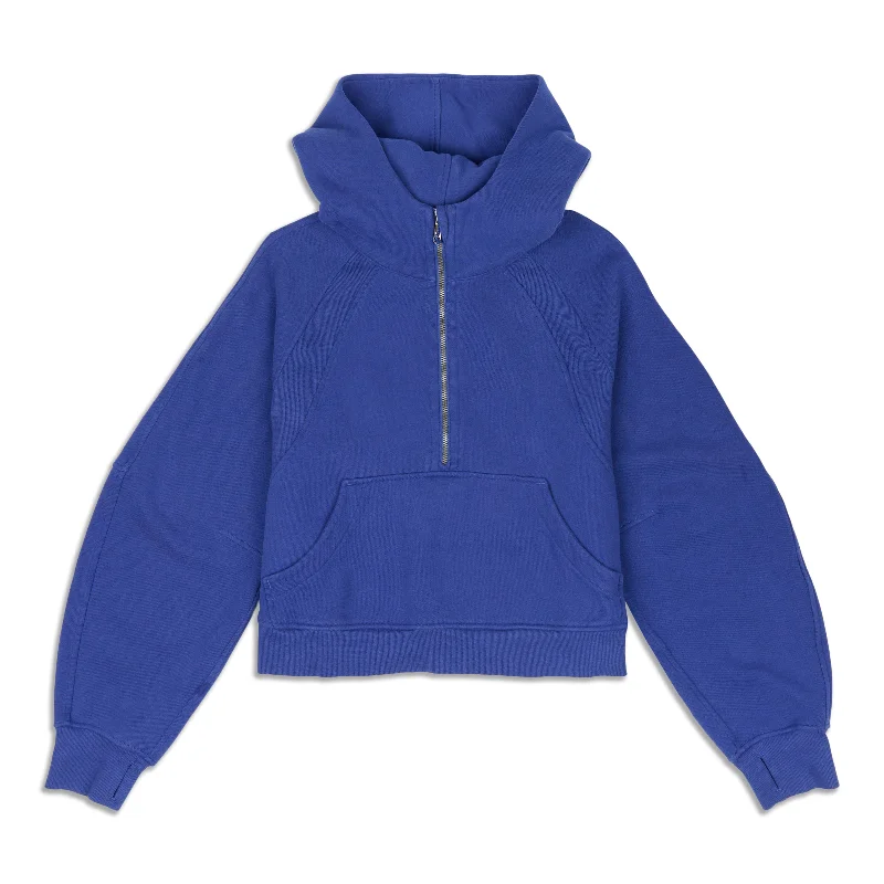 Scuba Oversized Half-Zip Hoodie - Resale