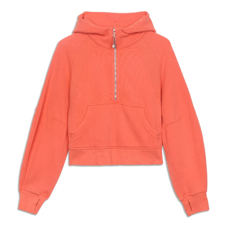 Scuba Oversized Half-Zip Hoodie - Resale