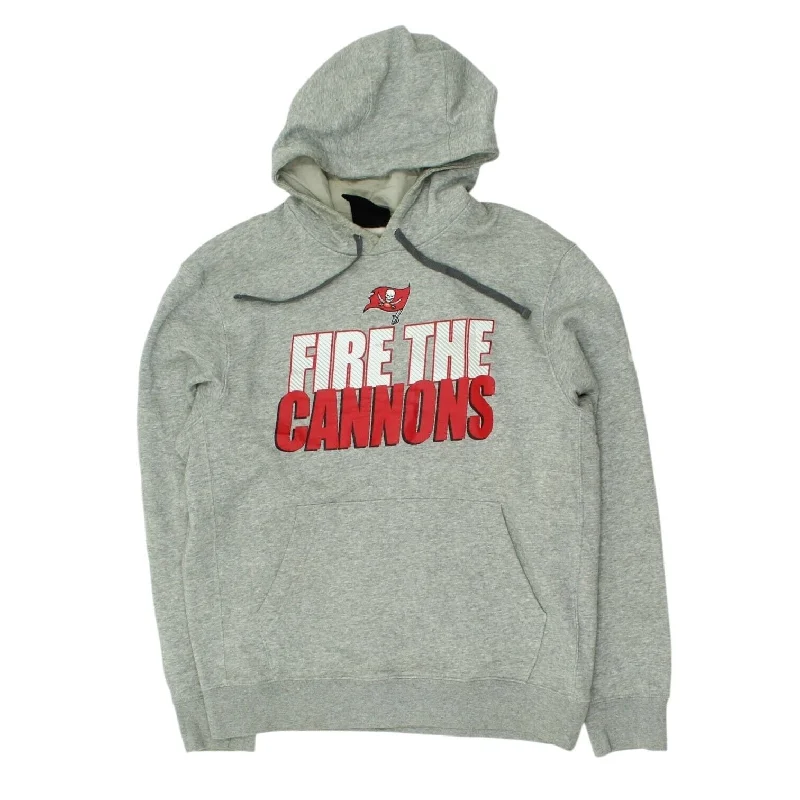 Tampa Bay Buccaneers Fire The Cannons Nike Mens Grey Hoodie | NFL Sportswear VTG